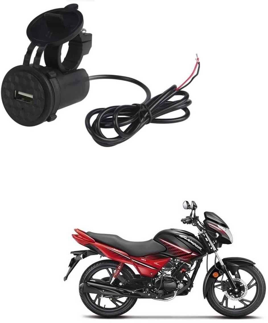     			HeroGlamour Black USB  Bike Charger