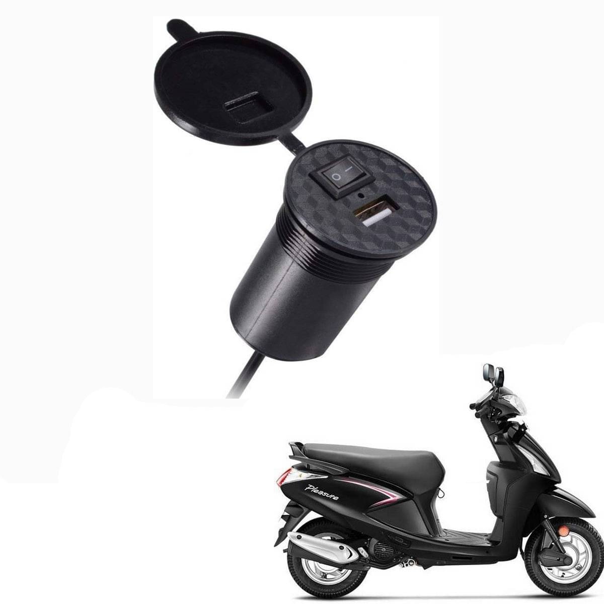     			HeroPleasure Black USB  Bike Charger