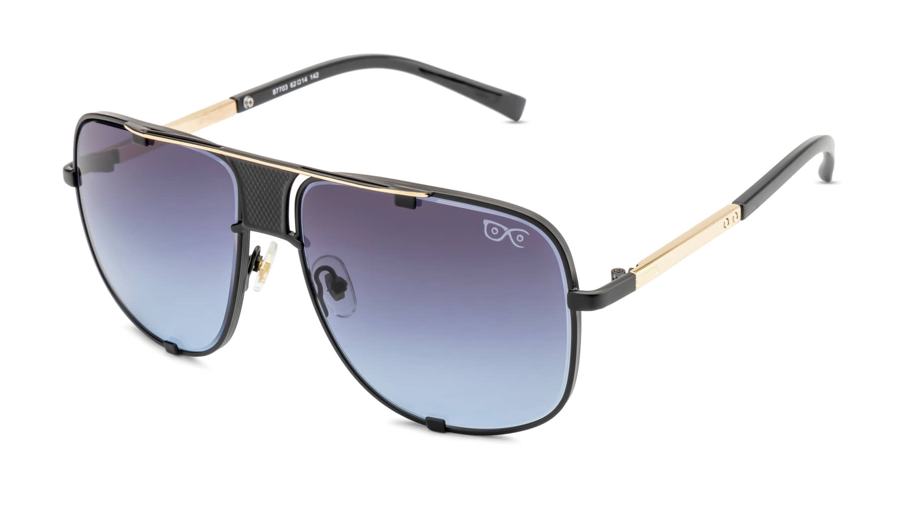 Hexxa Black Pilot Sunglasses ( Pack of 1 ) - Sunglasses | Buy online on ZillyBuy
