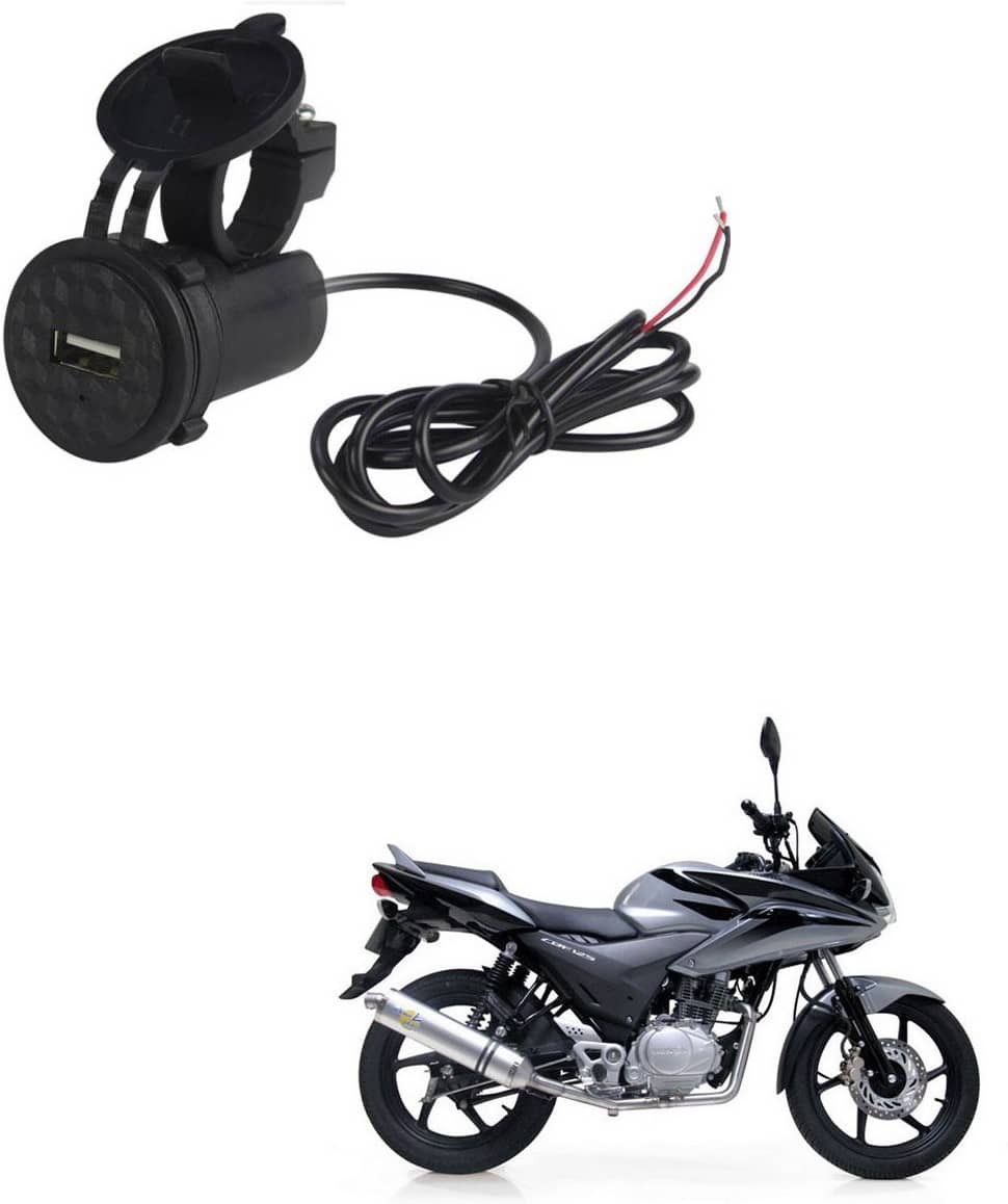 Honda All Bike Model Black USB  Bike Charger