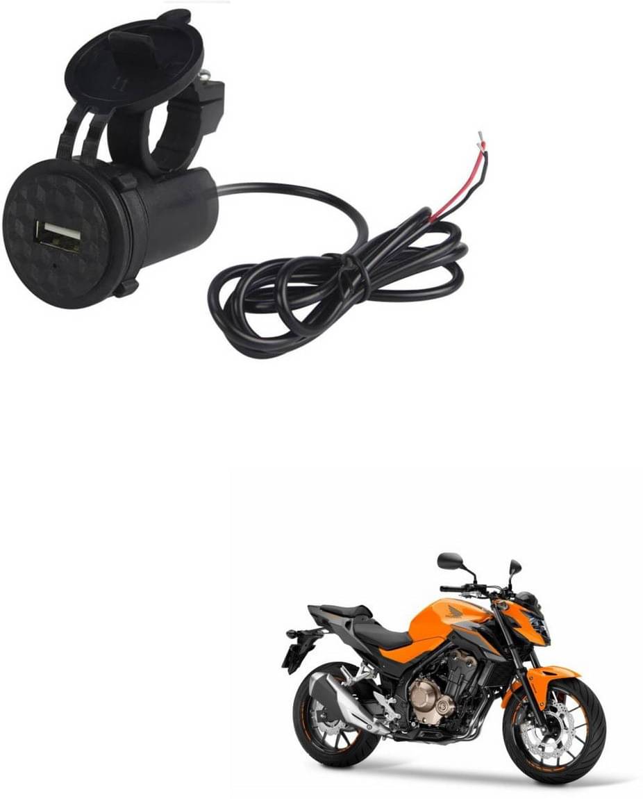     			Honda All Bike Model Black USB  Bike Charger
