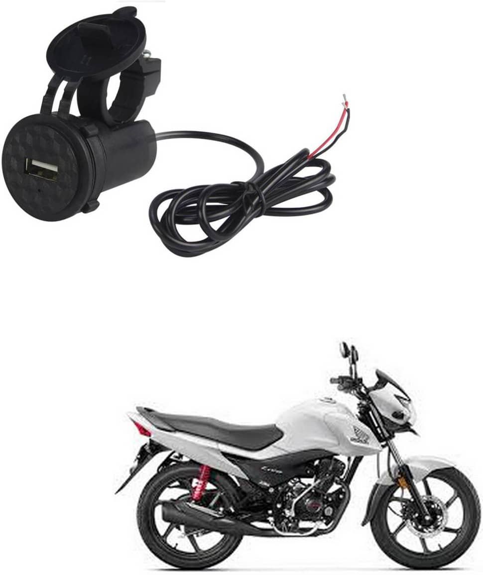 Honda Livo Black USB  Bike Charger