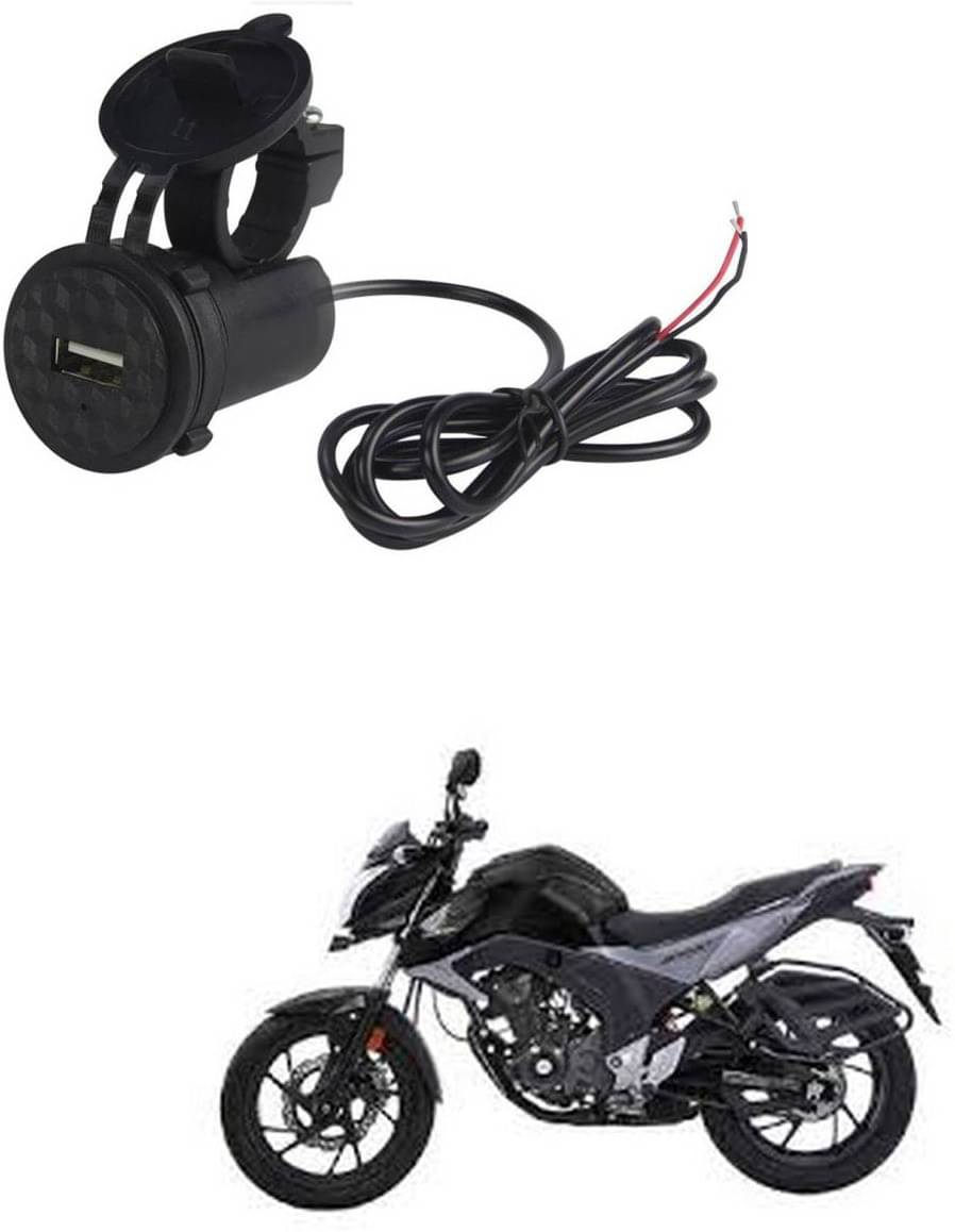     			Honda Unicorn Black USB  Bike Charger