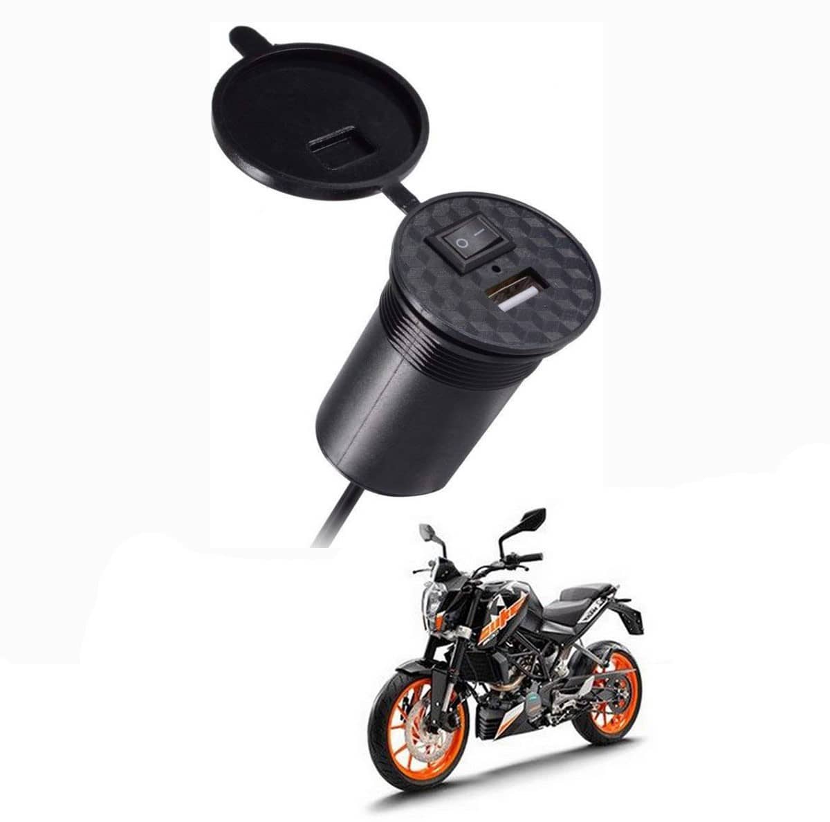 KTM All Bike Model Black USB  Bike Charger