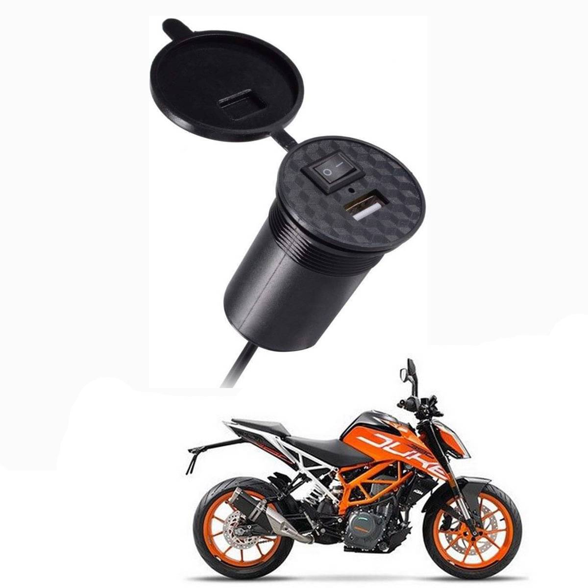     			KTM All Bike Model Black USB  Bike Charger
