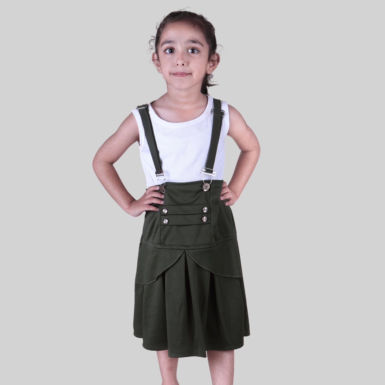     			Kidzee Kingdom Pack of 1 Girls Cotton Blend Top With Skirt ( Multicolor )