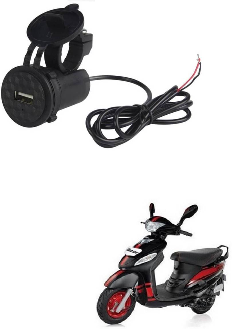     			Mahindra Rodeo Black USB  Bike Charger