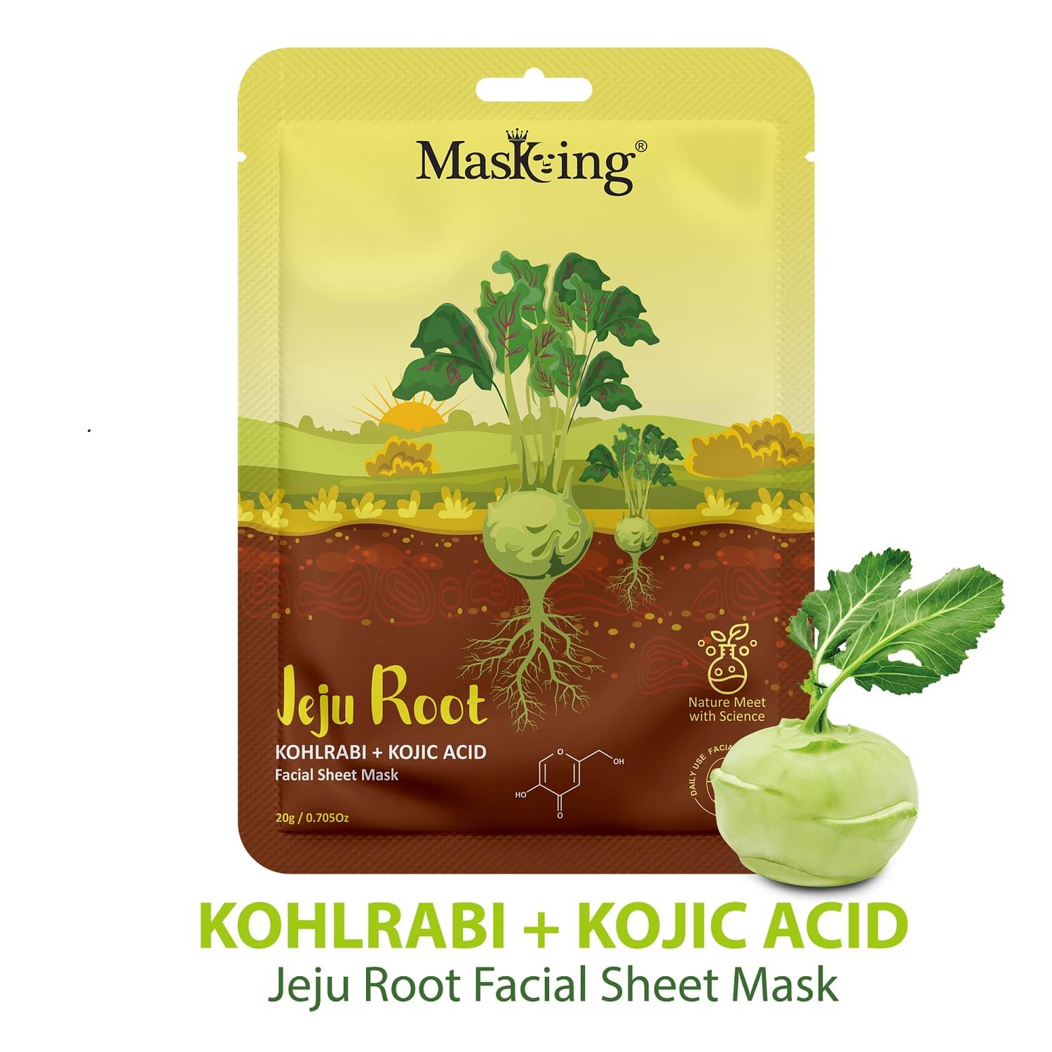     			Masking - Moisturizing Sheet Mask for All Skin Type ( Pack of 1 )