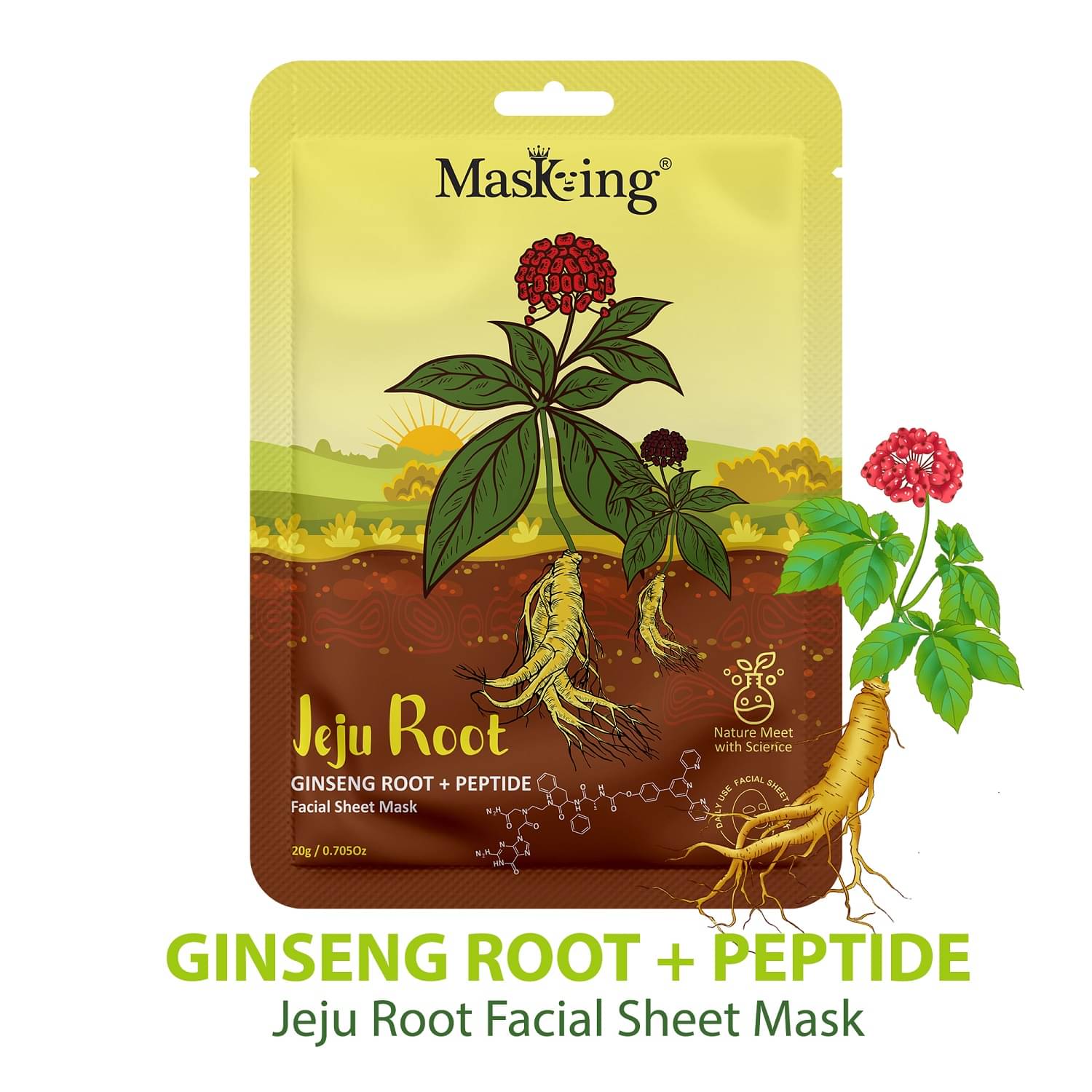     			Masking - Moisturizing Sheet Mask for All Skin Type ( Pack of 1 )