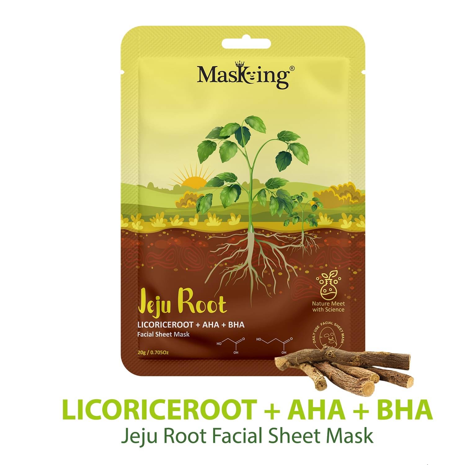    			Masking - Moisturizing Sheet Mask for All Skin Type ( Pack of 1 )