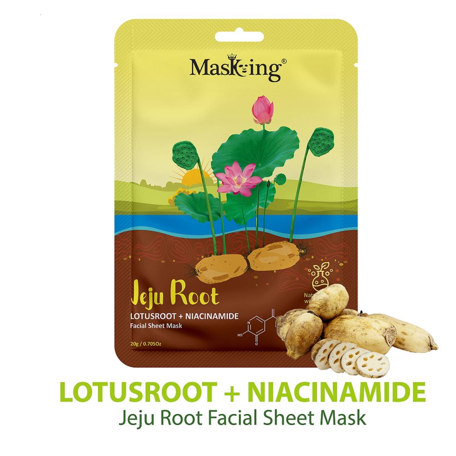     			Masking - Moisturizing Sheet Mask for All Skin Type ( Pack of 1 )