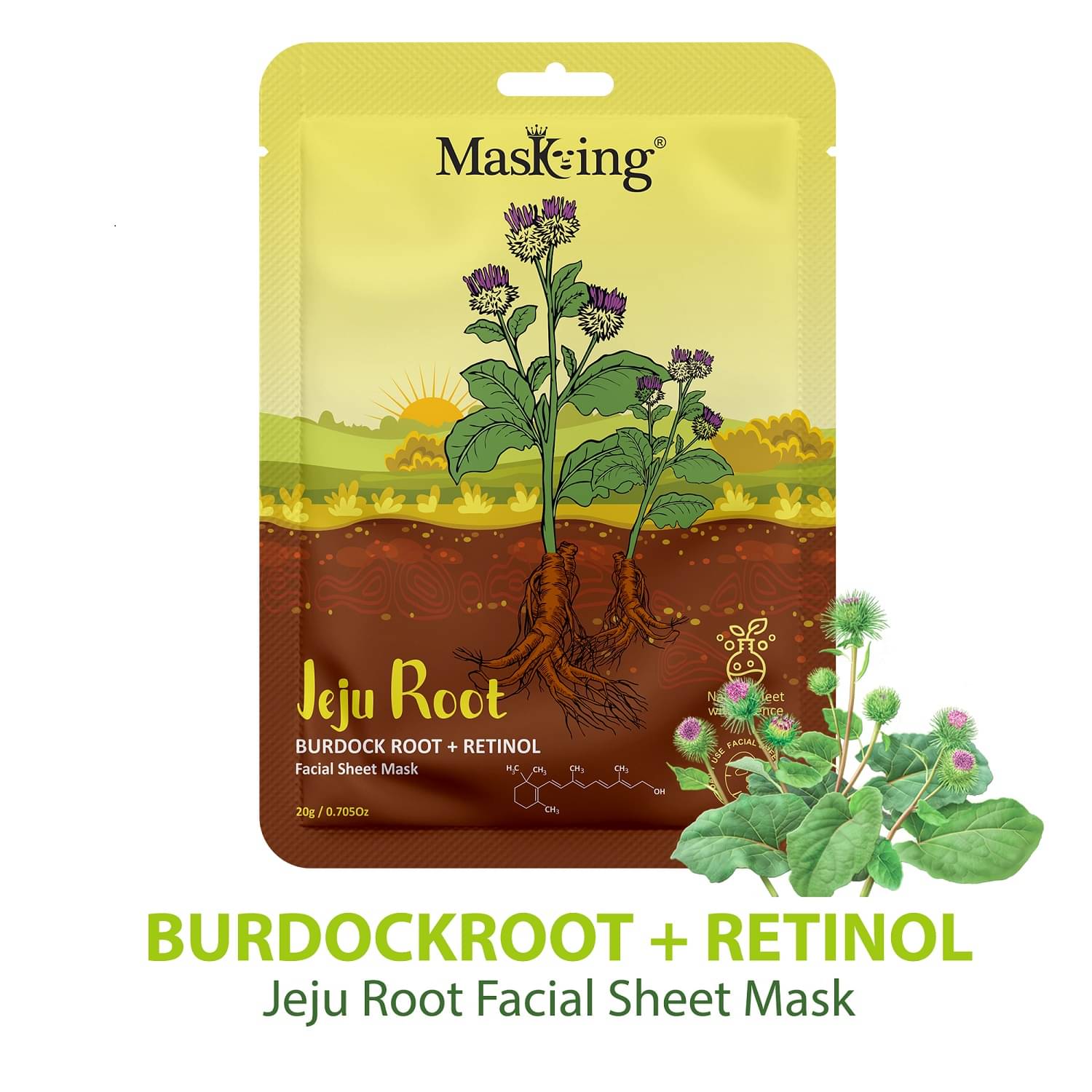     			Masking - Moisturizing Sheet Mask for All Skin Type ( Pack of 1 )