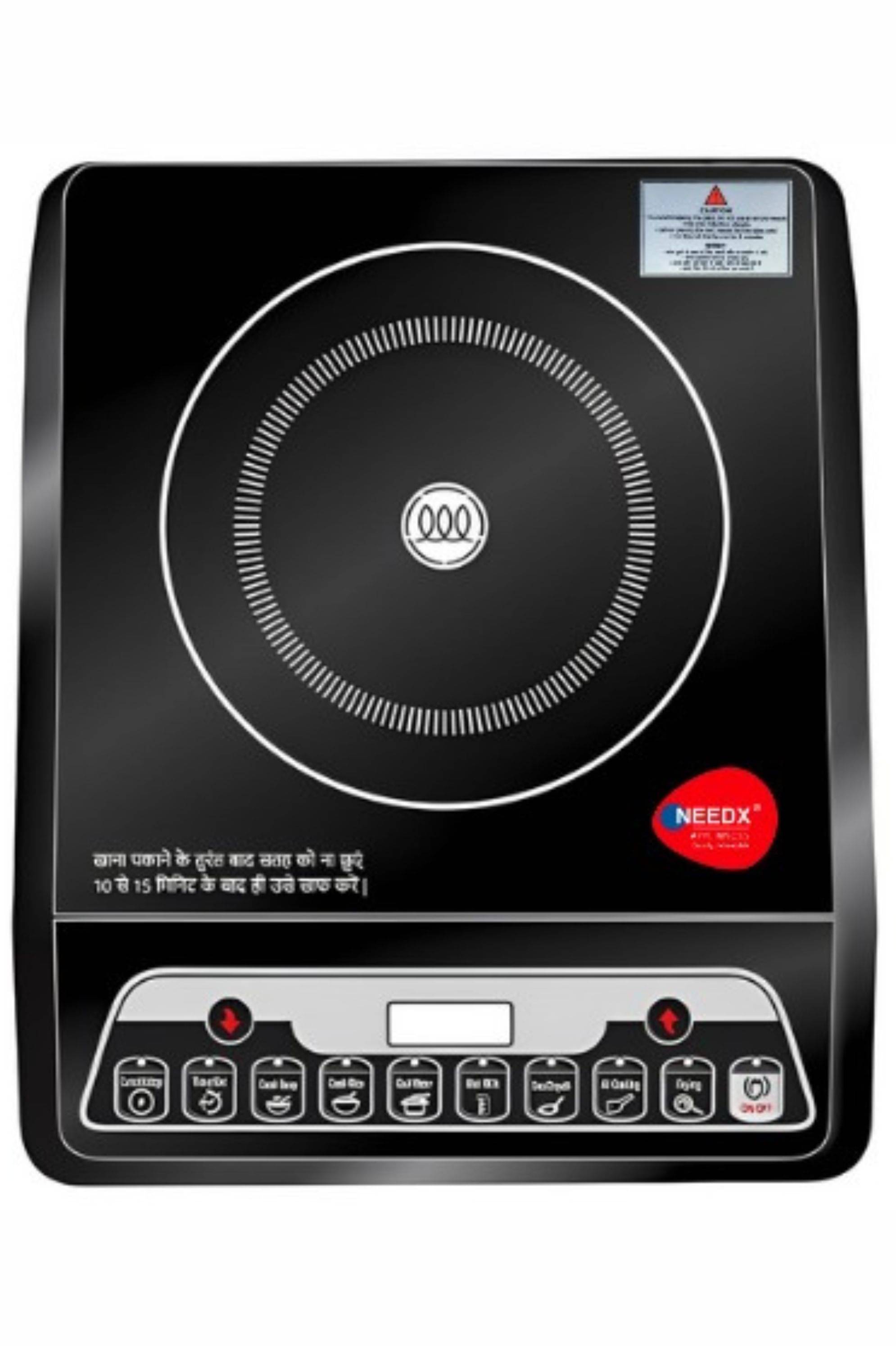 Needx Push Button 2000 Watt Induction Cooktop Needx Push Button 2000 Watt Induction Cooktop