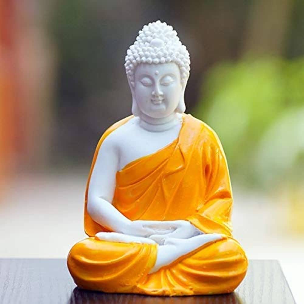 PICKARTME Samadhi Buddha Showpiece 10 cm - Pack of 1