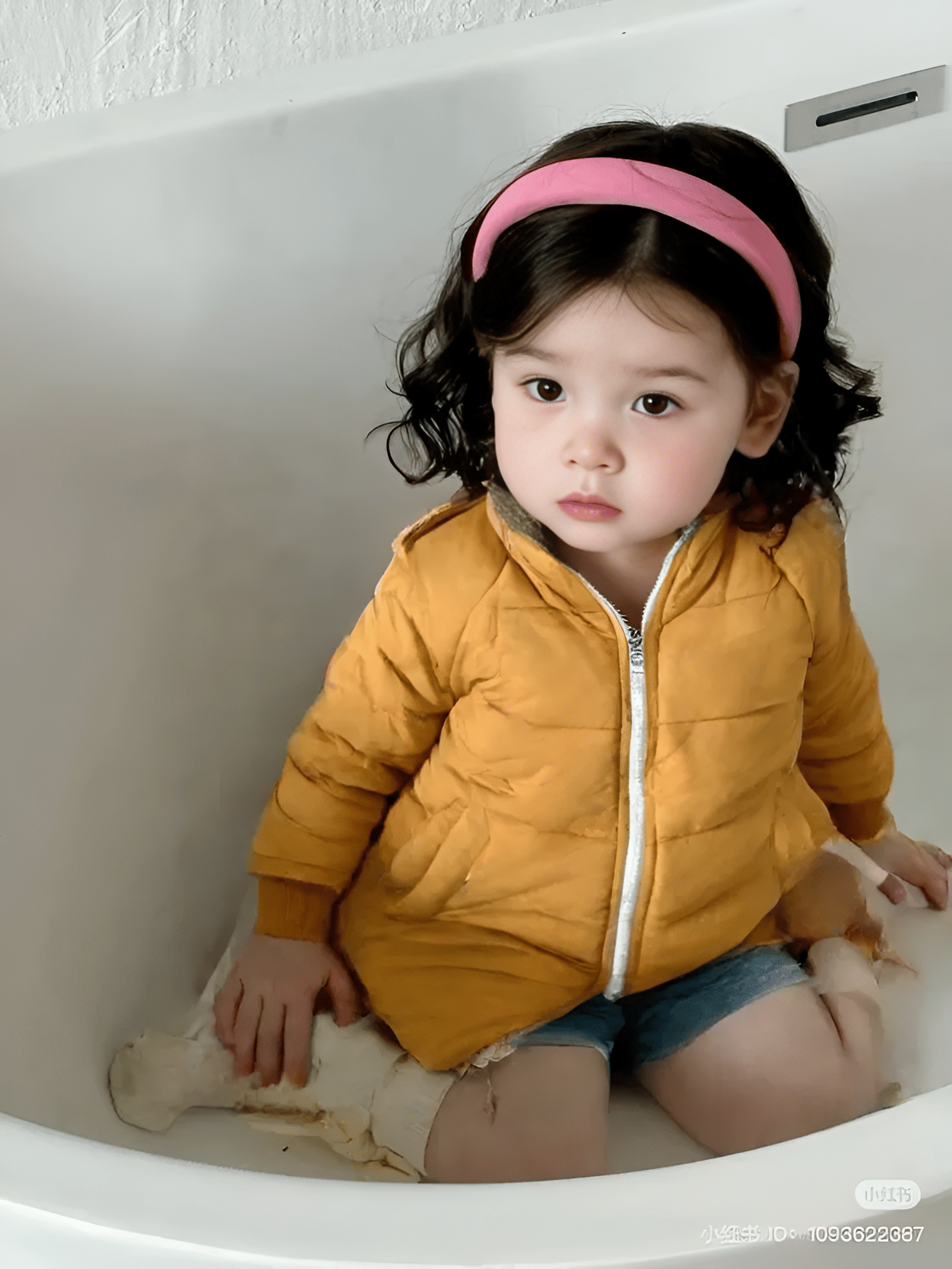 PLUS PARADISE Girls Polyester Quilted & Bomber For ( Pack of 1 , Mustard ) PLUS PARADISE Girls Polyester Quilted & Bomber For ( Pack of 1 , Mustard )