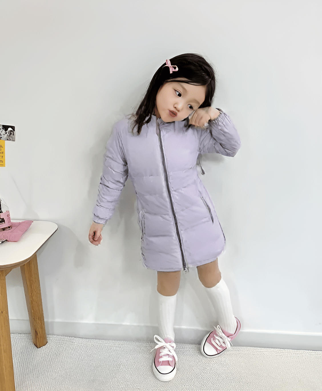 PLUS PARADISE Girls Polyester Quilted & Bomber For ( Pack of 1 , Grey ) PLUS PARADISE Girls Polyester Quilted & Bomber For ( Pack of 1 , Grey )