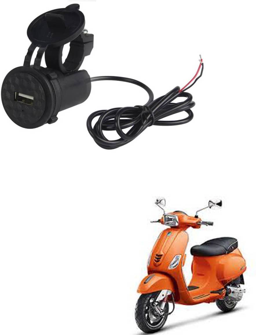 Piaggio All Bike Model Black USB  Bike Charger