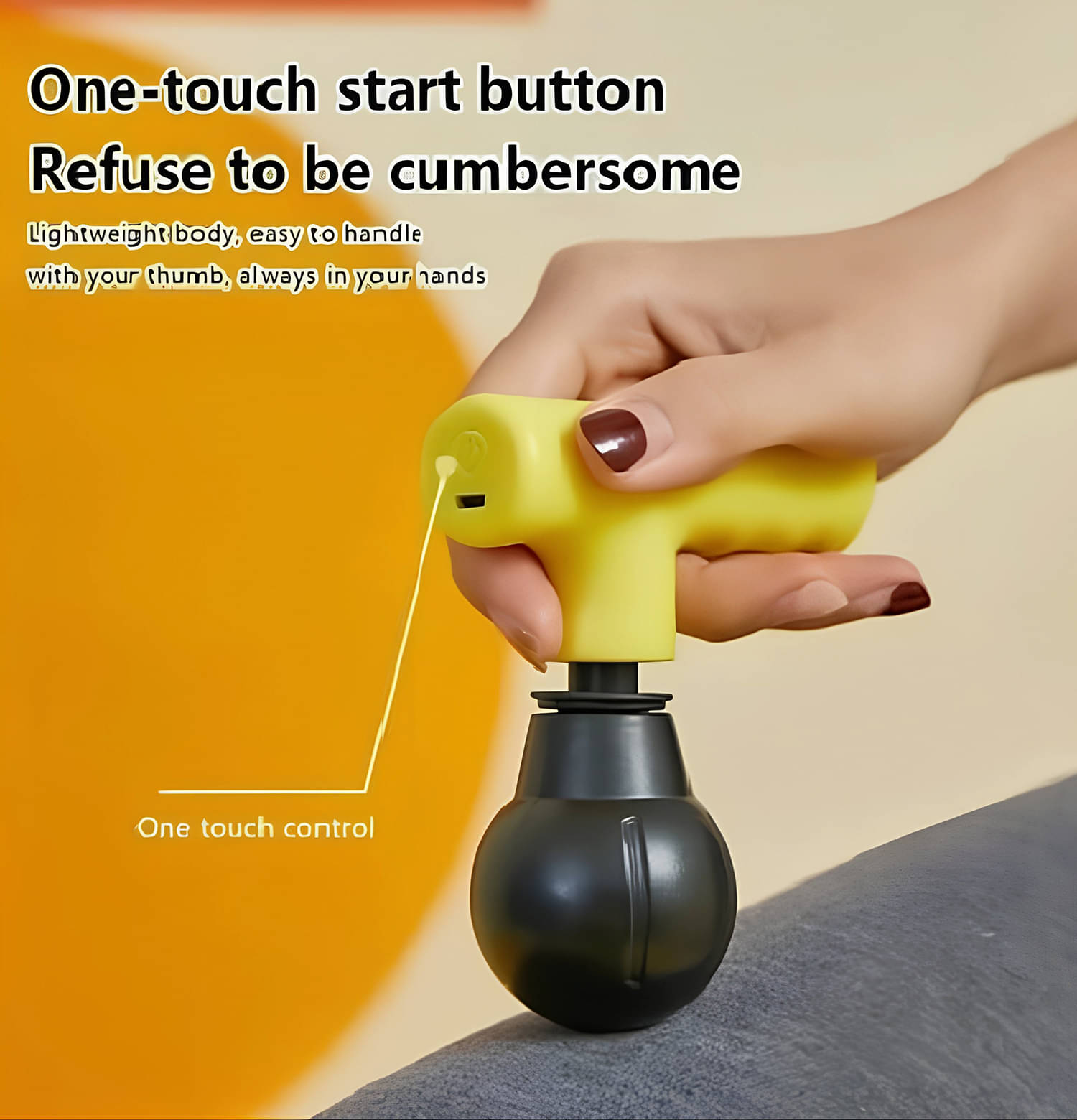     			Retailstore Yellow Battery Operated Massagers