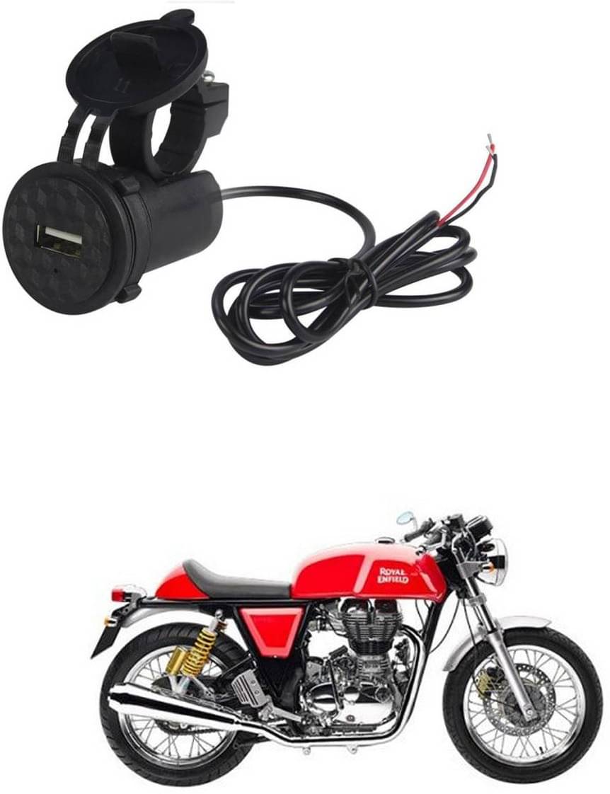     			Royal Enfield All Bike Model Black USB  Bike Charger