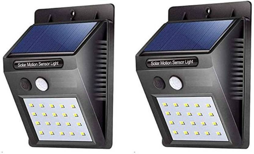     			SPARKWORLD 2W Solar Outdoor Wall Light ( Pack of 2 )