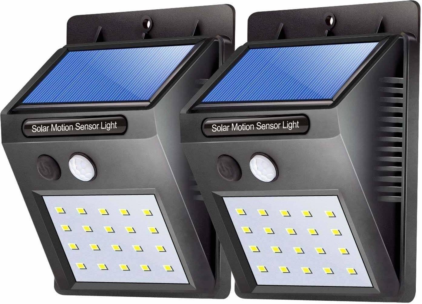     			SPARKWORLD 3W Solar Outdoor Wall Light ( Pack of 2 )