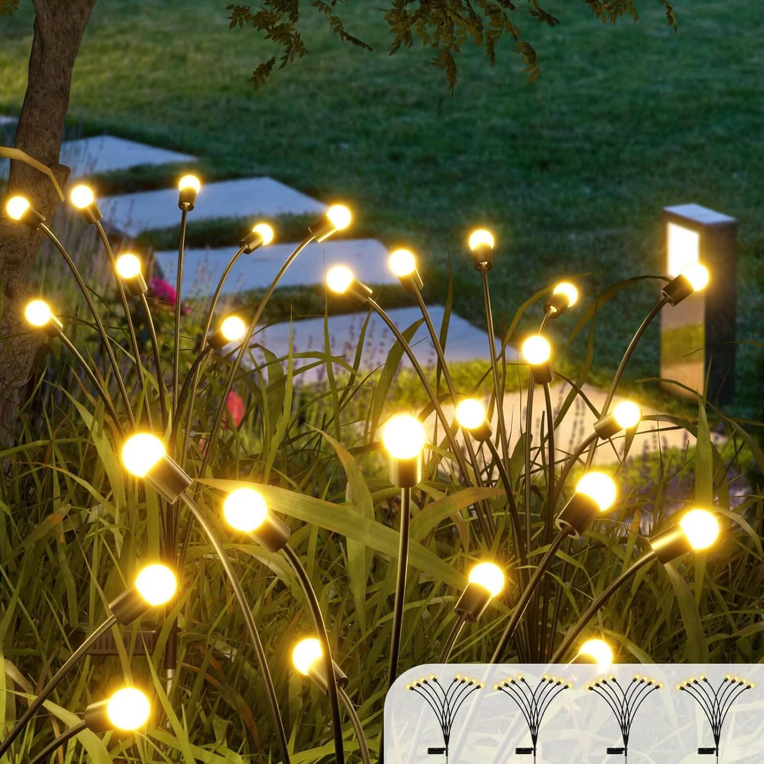     			SPARKWORLD 5W Solar Garden Light ( Pack of 2 )
