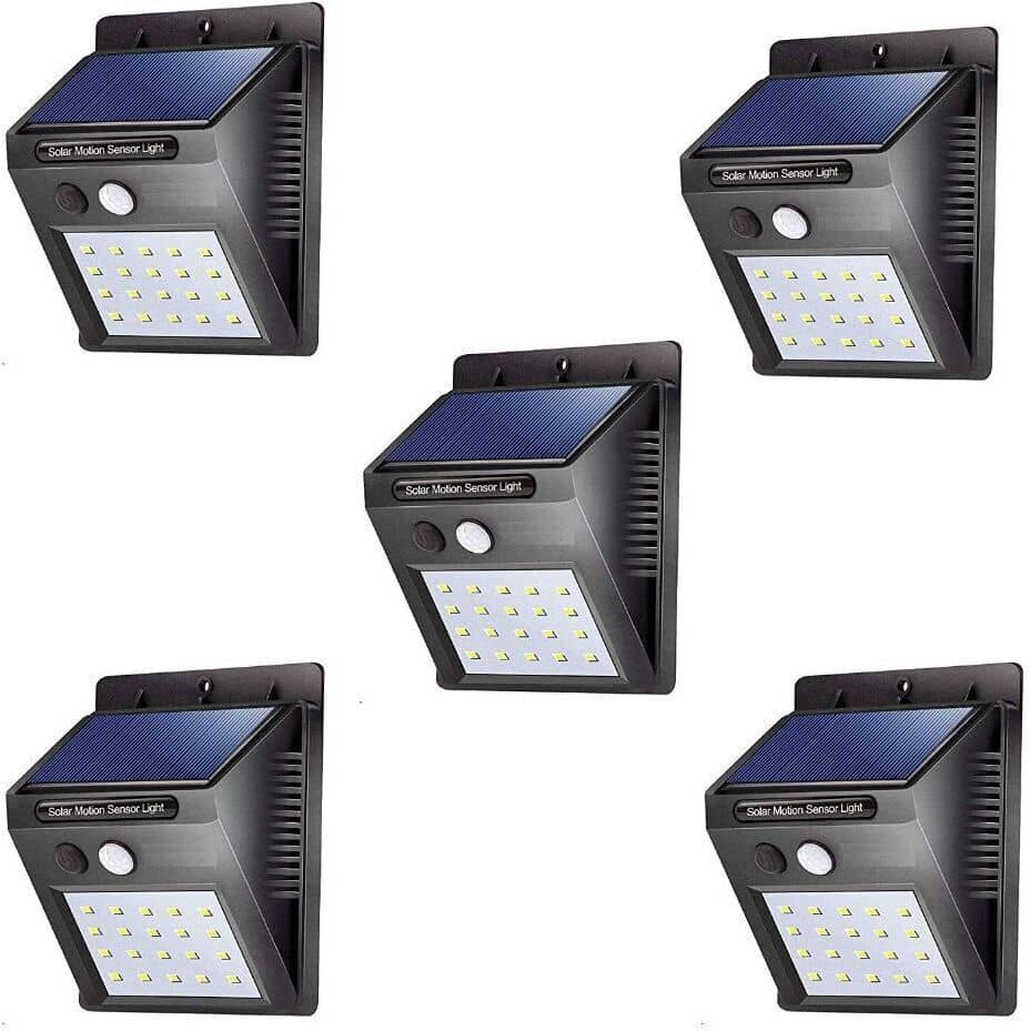 SPARKWORLD 5W Solar Outdoor Wall Light ( Pack of 5 ) - Electricals | Buy online on ZillyBuy
