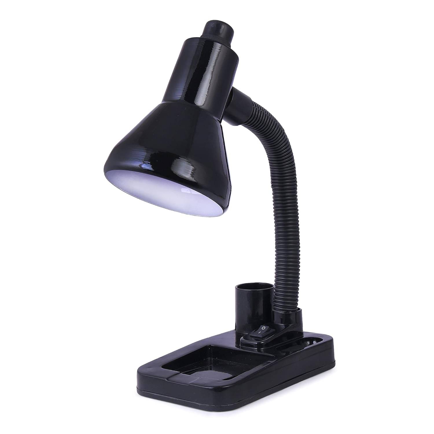     			SPARKWORLD Black Study Table Lamp ( Pack of 1 )
