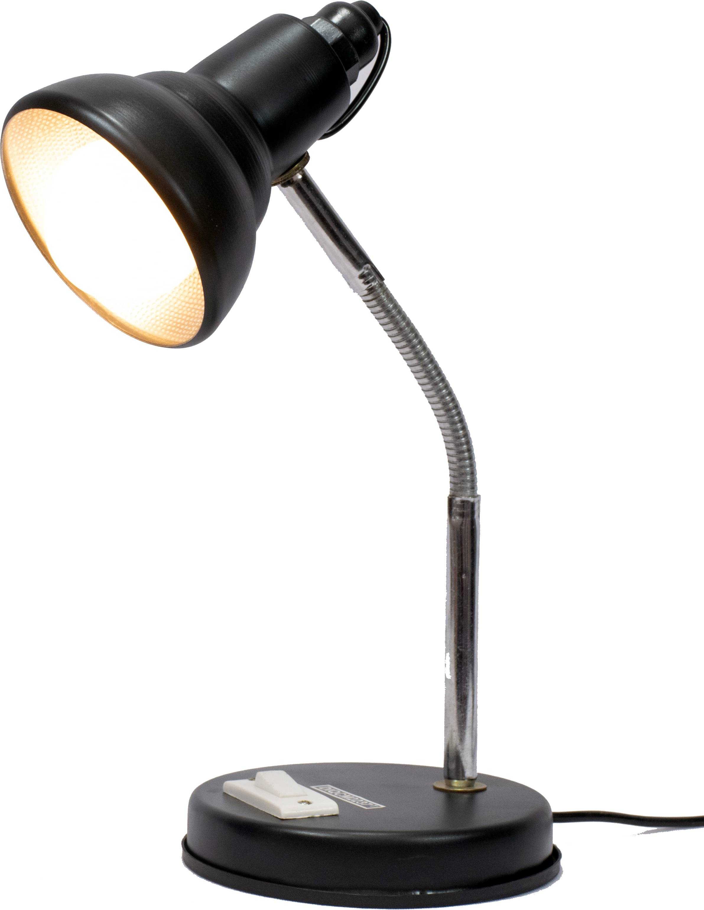     			SPARKWORLD Black Study Table Lamp ( Pack of 1 )