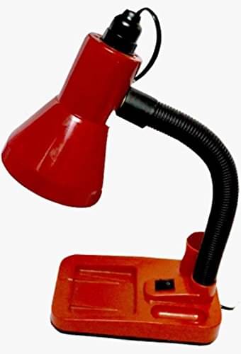     			SPARKWORLD Red Study Table Lamp ( Pack of 1 )