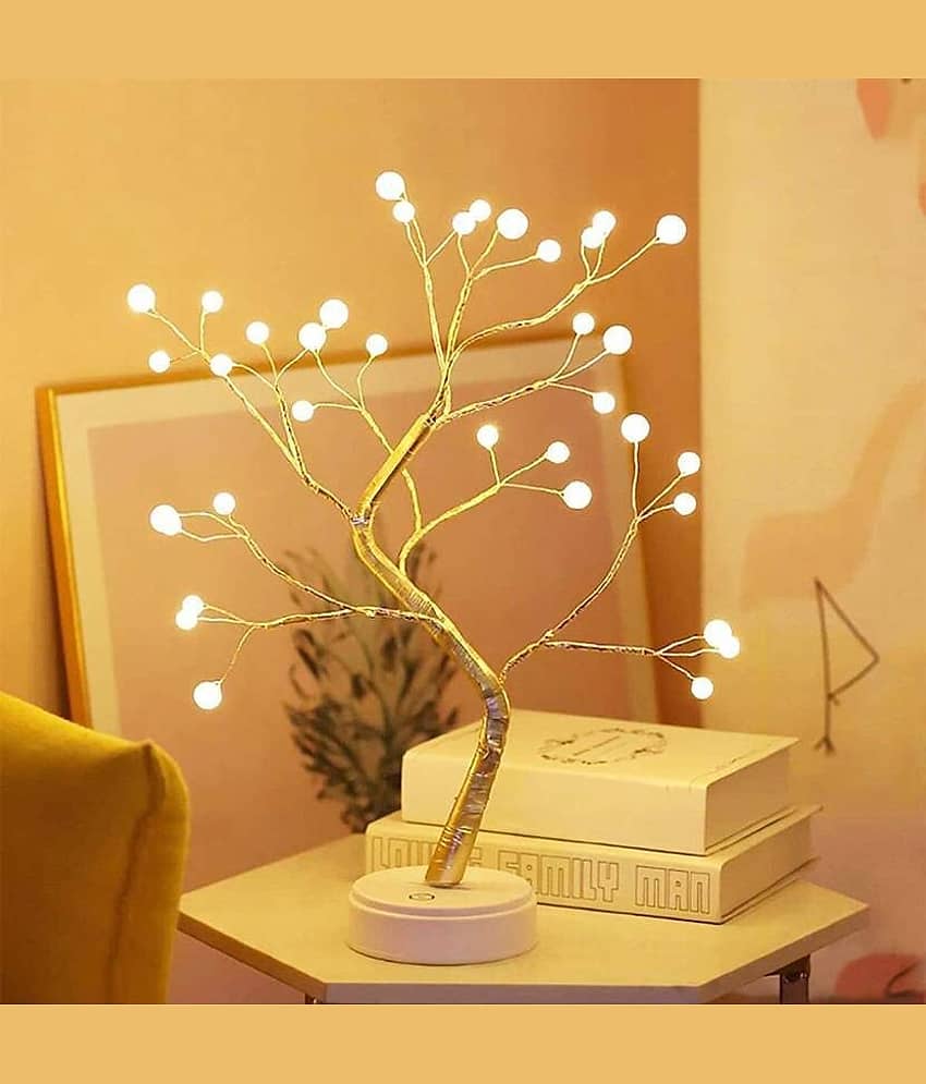 SPARKWORLD Yellow Decorative Table Lamp ( Pack of 1 ) - Electricals | Buy online on ZillyBuy
