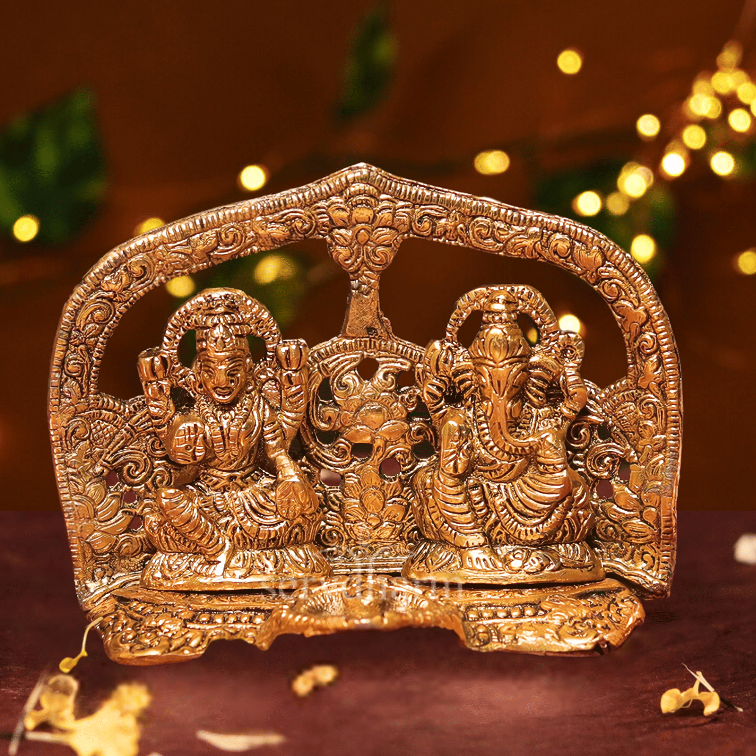     			ServDharm Idol Pendant Laxmi Ganesh Idol Showpeice ( Pack of 1 )