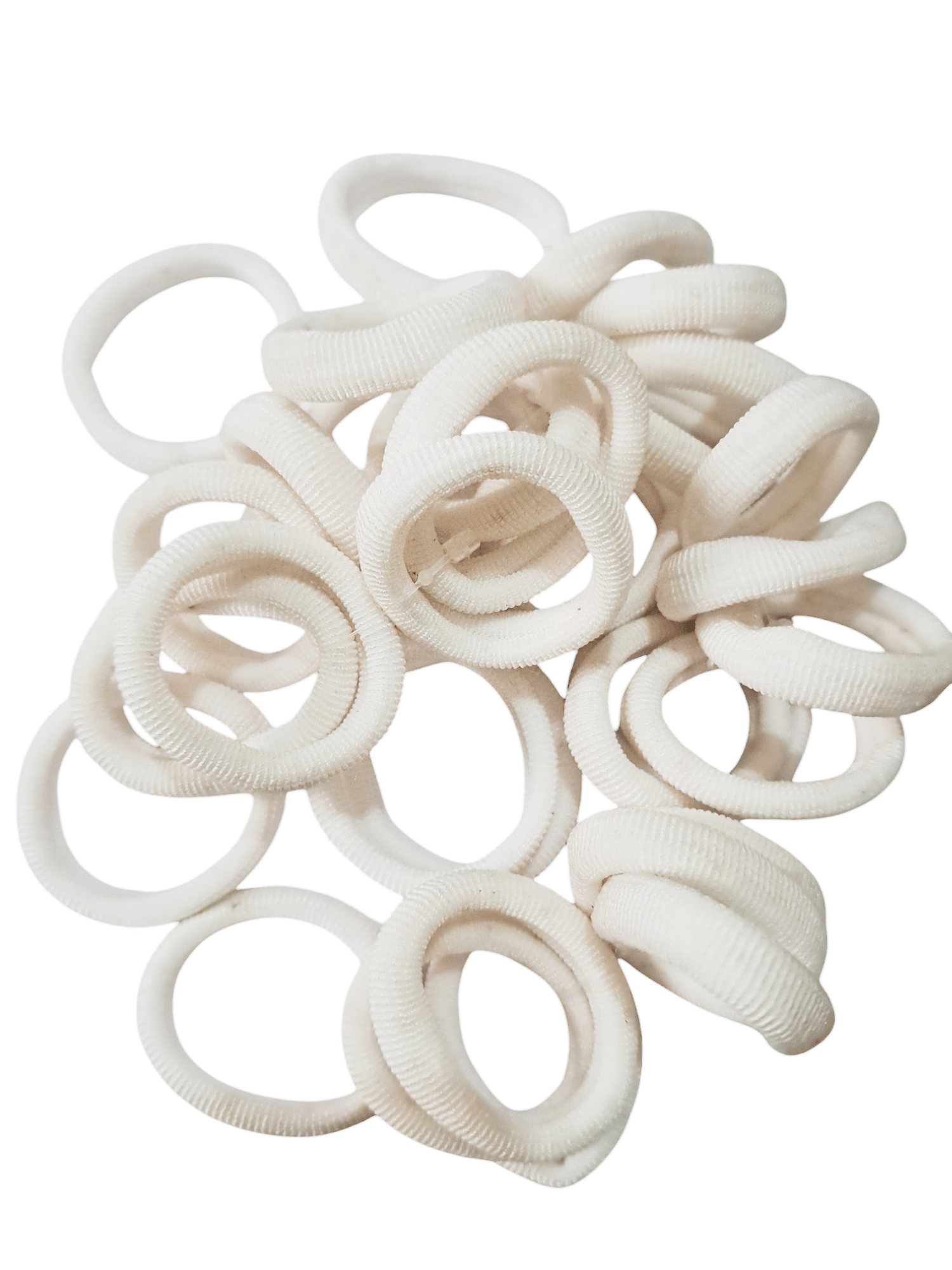     			Small Size Hair Elastic Rubber Bands for Girls red pack of 12
