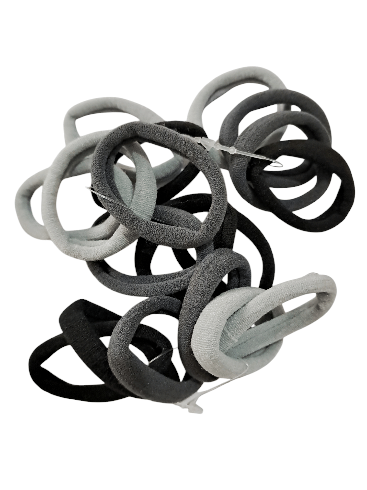     			Small Size Hair Elastic Rubber Bands for Girls red pack of 12