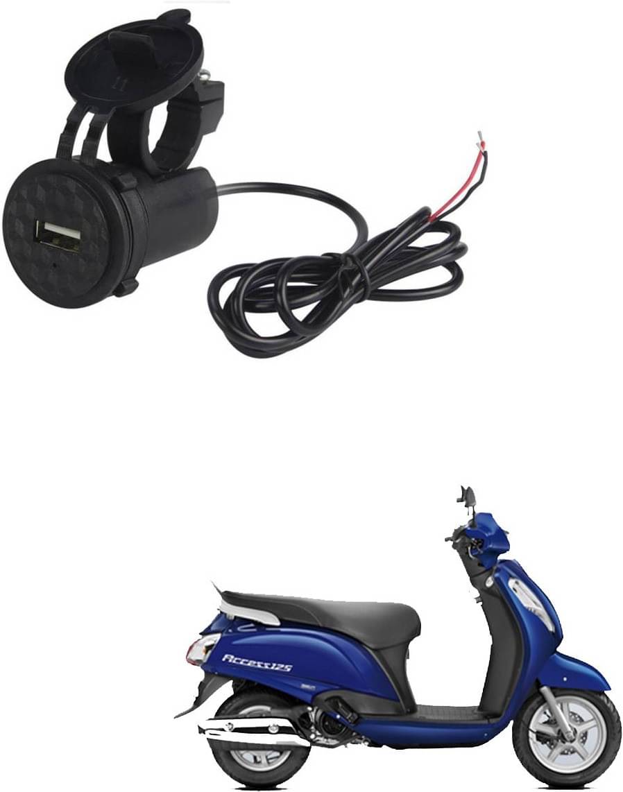     			Suzuki All Bike Model Black USB  Bike Charger