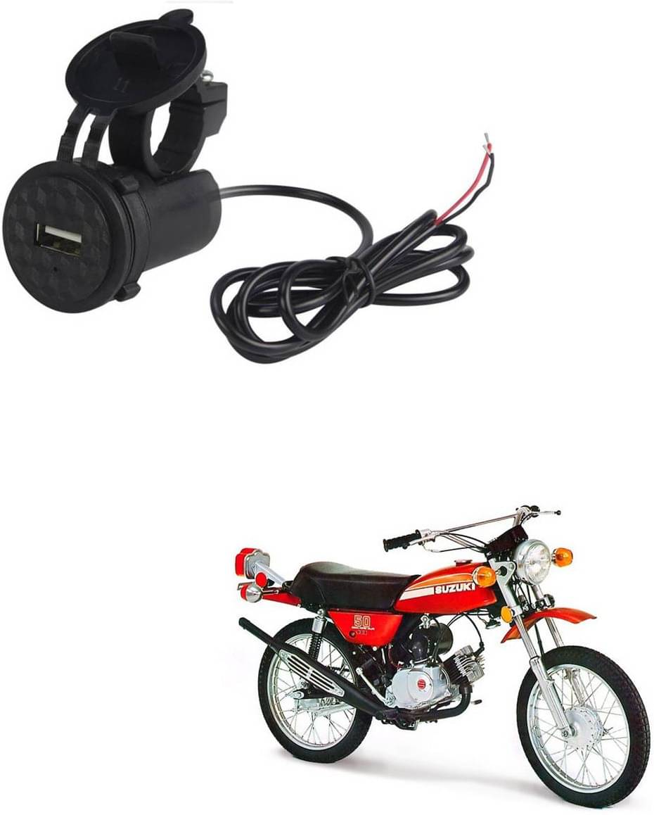     			Suzuki All Bike Model Black USB  Bike Charger