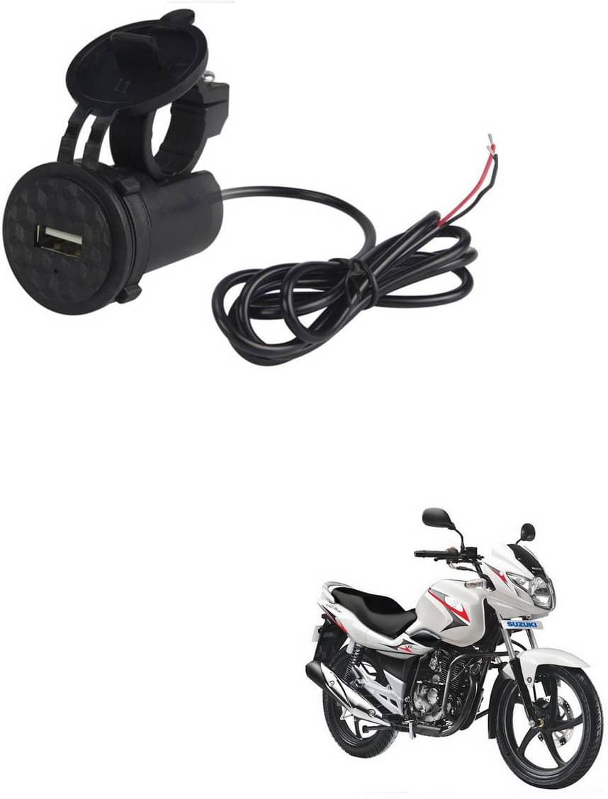     			Suzuki GS 150R Black USB  Bike Charger
