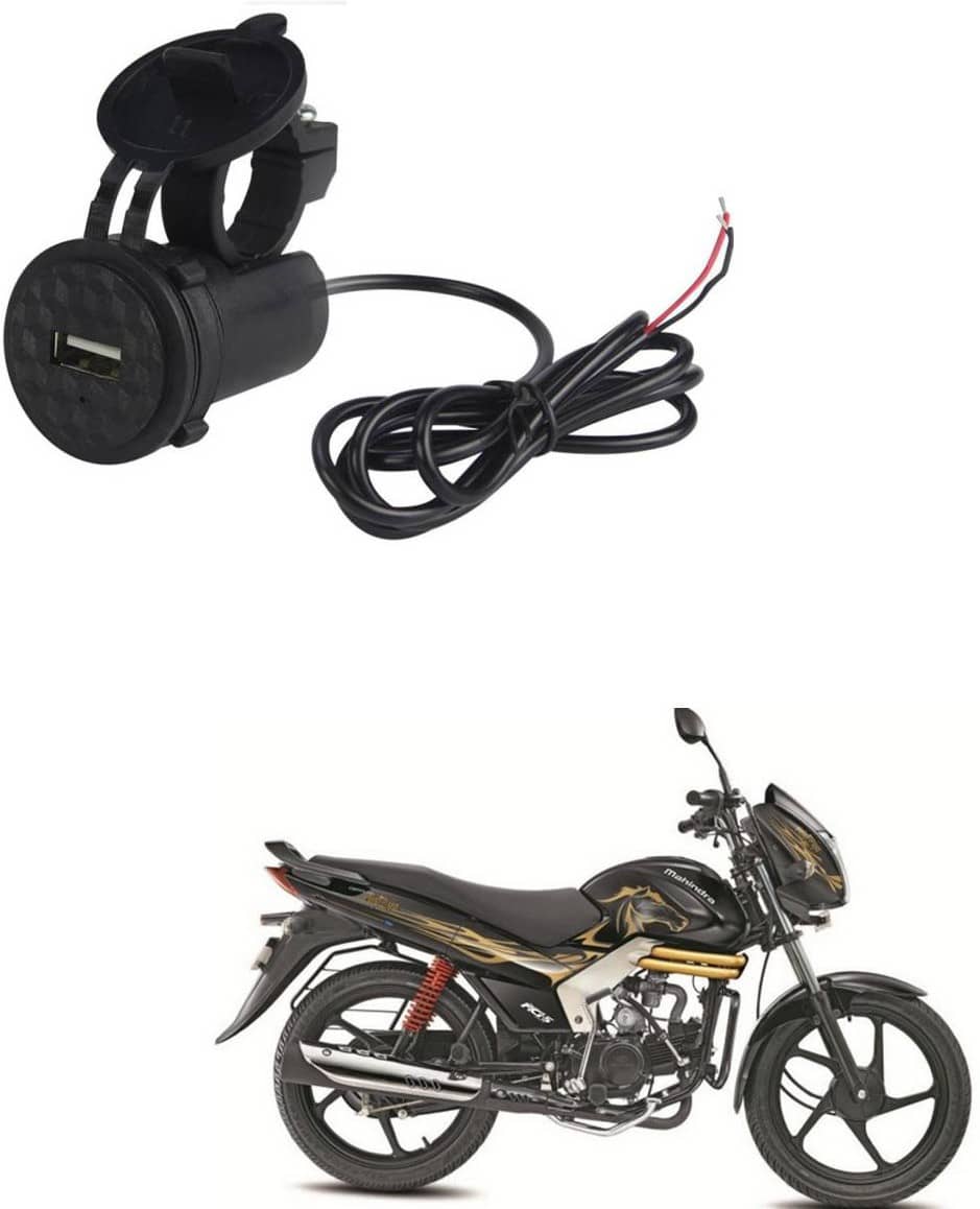 TVS Centuro Black USB  Bike Charger