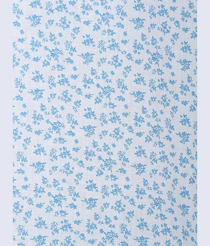 The Indian Garage Co Men Blue Slim Fit Printed Casual Shirt