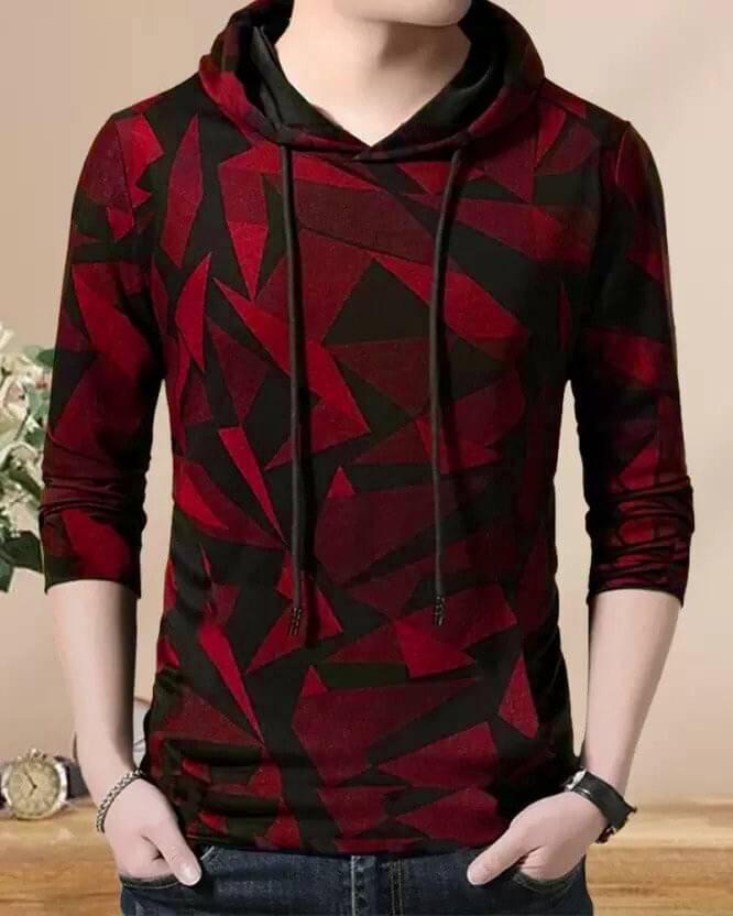 Try This Pack of 1 Cotton Blend Regular Fit Men's T-Shirt ( Red ) Try This Pack of 1 Cotton Blend Regular Fit Men's T-Shirt ( Red )