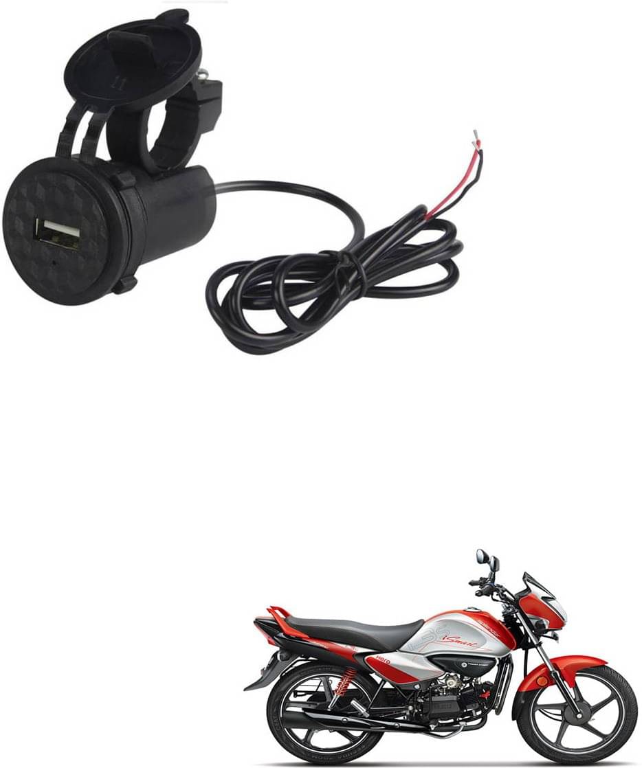     			Universal For Bike All Bike Model Black USB  Bike Charger