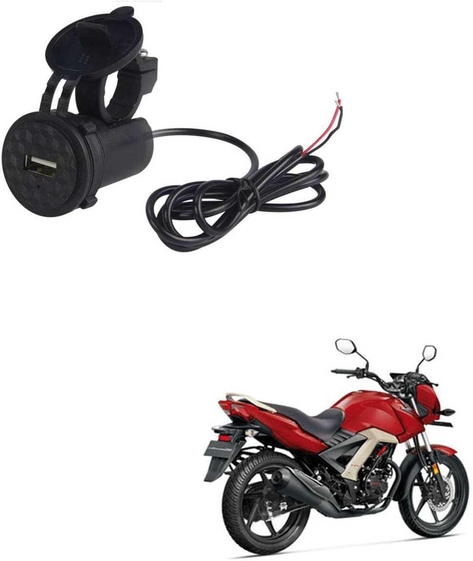     			Universal For Bike All Bike Model Black USB  Bike Charger