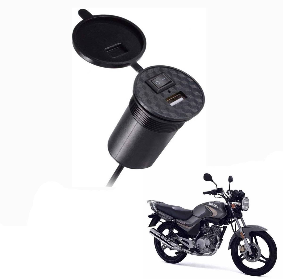     			Yamaha All Bike Model Black USB  Bike Charger