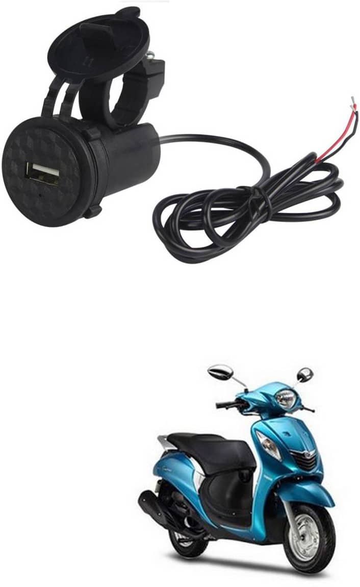Yamaha Fascino Black USB  Bike Charger