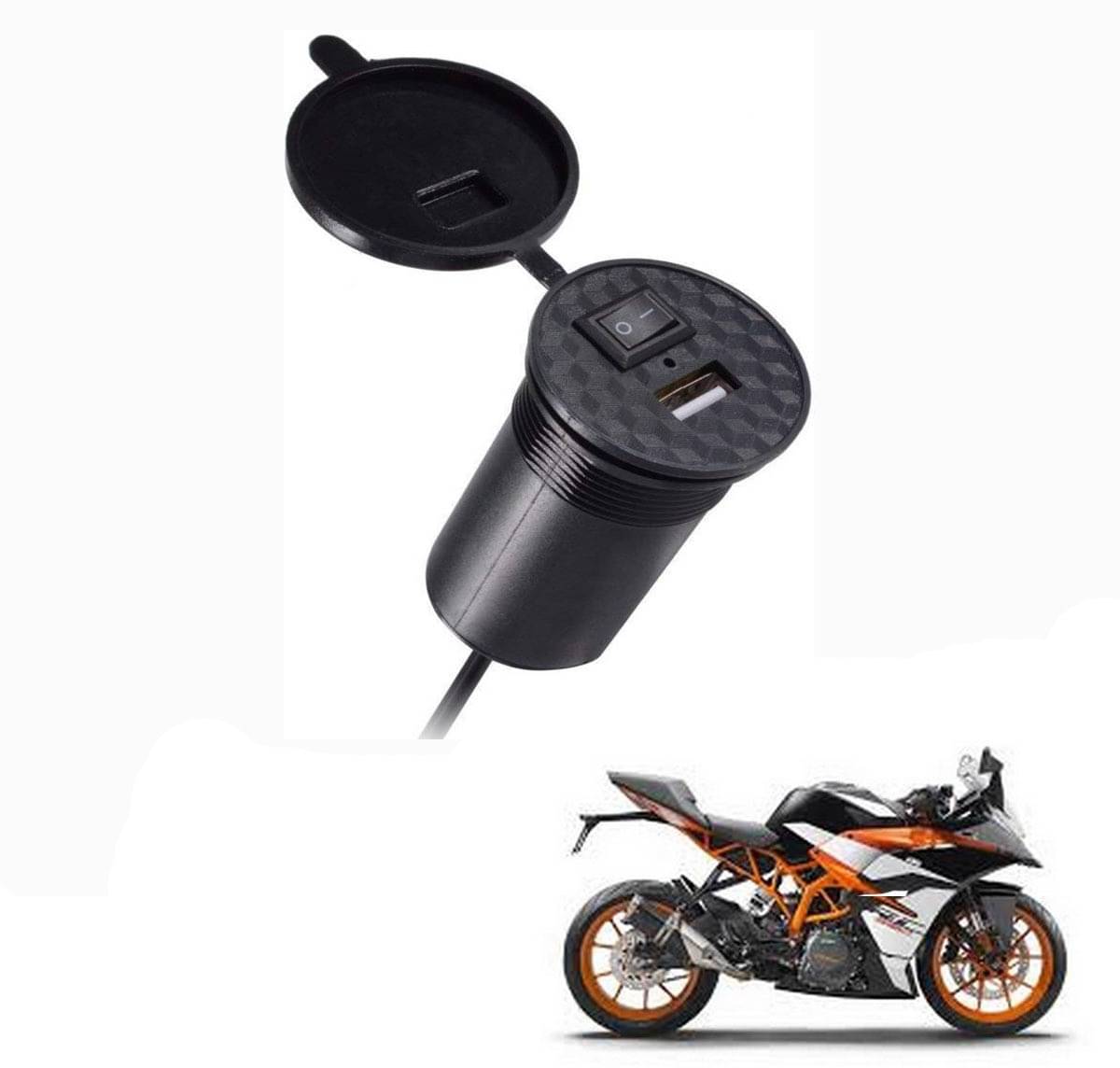     			YamahaRC 200 Black USB  Bike Charger