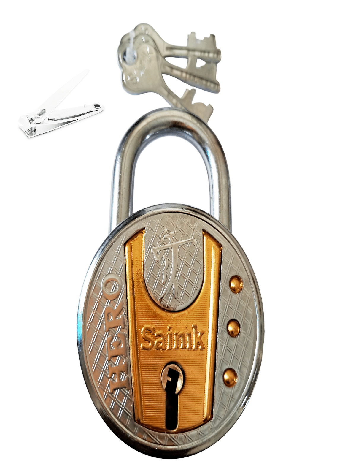    			padlock 65mm  solid brass combination  8 levers pack of 1