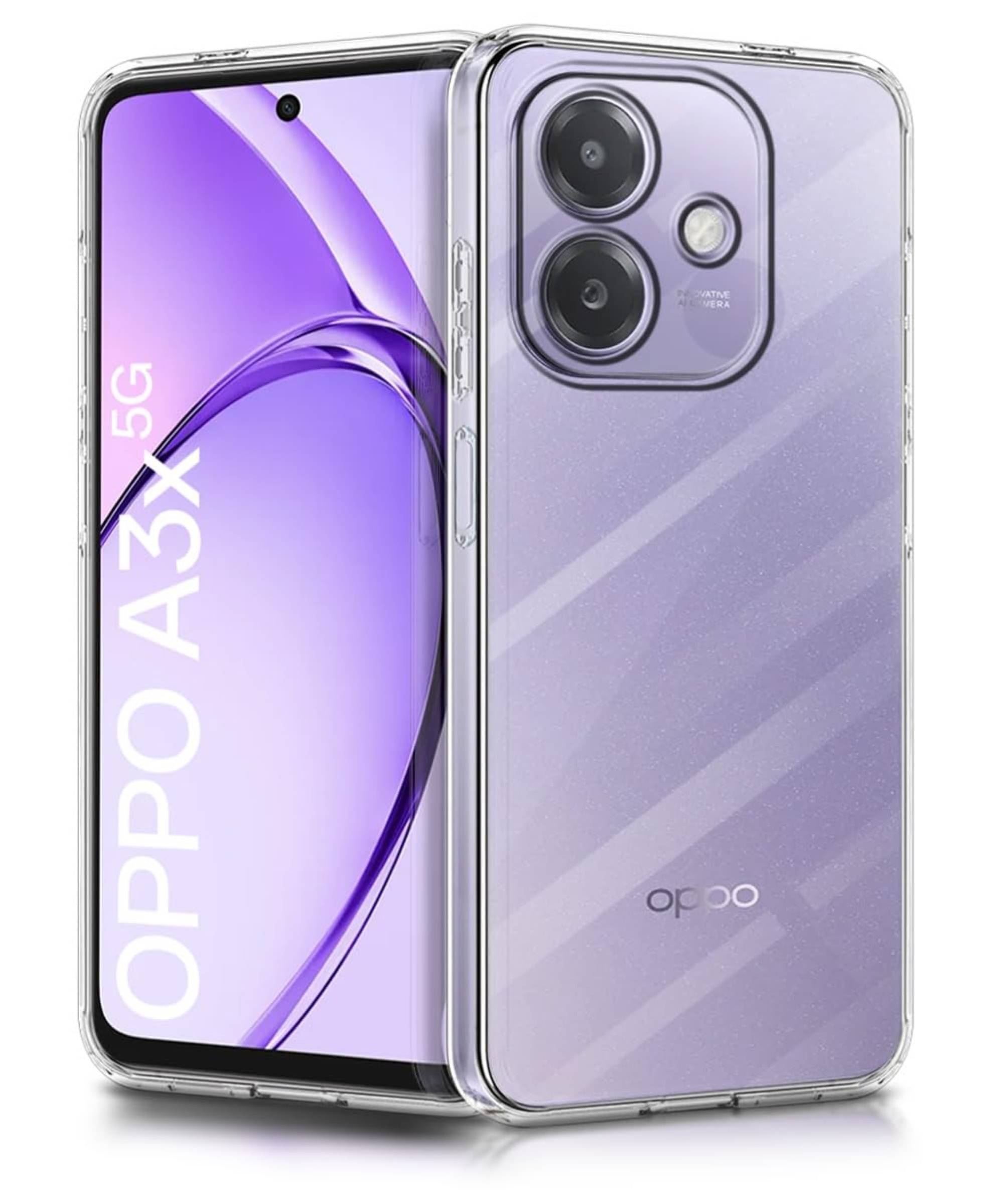     			Case Vault Covers Silicon Soft cases Compatible For Silicon OPPO A3X 5G ( )