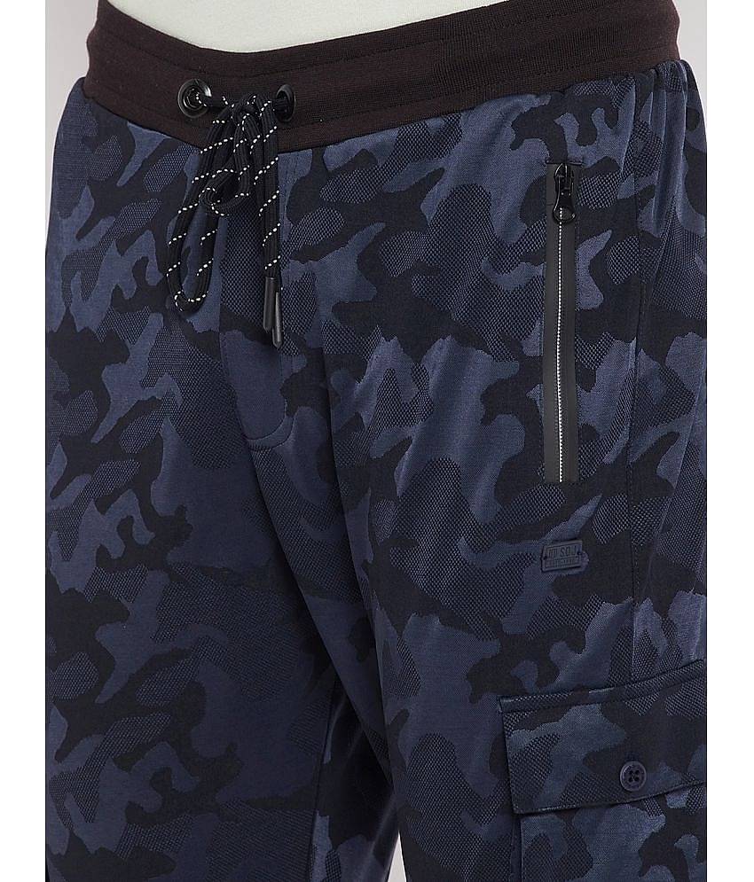 Duke - Blue Cotton Blend Men's Joggers ( Pack of 1 )