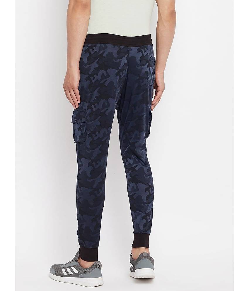 Duke - Blue Cotton Blend Men's Joggers ( Pack of 1 )