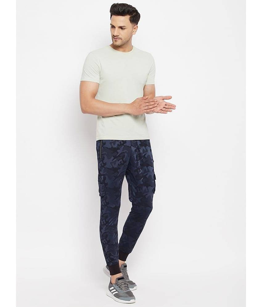 Duke - Blue Cotton Blend Men's Joggers ( Pack of 1 )